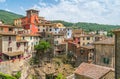 Loro Ciuffenna, village in the Province of Arezzo in the Italian region Tuscany. Central Italy.