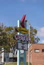 Lorraine Motel sign Memphis Tennessee Royalty Free Stock Photo