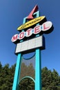 Lorraine Motel Sign Resisted Sculpture on the Grounds of Franconia Sculpture Park