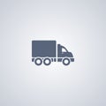 Lorries, Truck , vector best flat icon Royalty Free Stock Photo