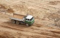 Lorry On A Construction Site Royalty Free Stock Photo