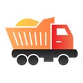 Lorry flat icon. Truck color icons in trendy flat style. Van gradient style design, designed for web and app. Eps 10.