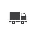 Lorry icon , Truck solid logo illustration, pictogram isol