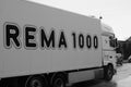 LORRY FROM REMA 1000 FOOD MARKET