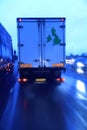 Lorry speeding 1 Royalty Free Stock Photo