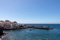 Los Abrigos - Panoramic view on small fishermen coastal village Los Abrigos, Tenerife, Canary Islands, Spain, Europe Royalty Free Stock Photo