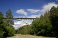 Los Alamos Canyon Bridge Royalty Free Stock Photo