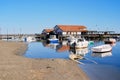 Los Alcazares beach and harbor. Spain