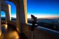 Los Angeles as seen from the Griffith Observatory Royalty Free Stock Photo