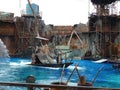 Waterworld action show in the Universal Studios Hollywood Royalty Free Stock Photo