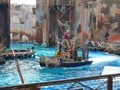 Waterworld action show in the Universal Studios Hollywood Royalty Free Stock Photo