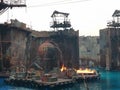 Waterworld action show in the Universal Studios Hollywood Royalty Free Stock Photo