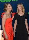 Melissa Benoist & Calista Flockhart Royalty Free Stock Photo