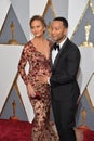 Chrissy Teigen & John Legend Royalty Free Stock Photo