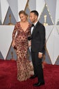 Chrissy Teigen & John Legend Royalty Free Stock Photo