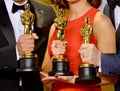 Oscar Statuettes Royalty Free Stock Photo