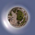 Venice Beach Tiny Planet View