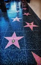 Chuck Norris star in Hollywood Walk of fame Royalty Free Stock Photo