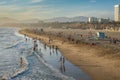 Santa Monica State Beach in Los Angeles, CA Royalty Free Stock Photo