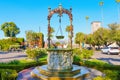 LOS ANGELES, CALIFORNIA - DECEMBER 20, 2022: Hollywood Forever Cemetery Entrance Royalty Free Stock Photo