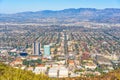 Los Angeles, California - December 20, 2022: Los Angeles seen from Burbank Peak