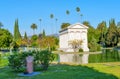 LOS ANGELES, CALIFORNIA - DECEMBER 20, 2022: View of Hollywood Forever Cemetery Royalty Free Stock Photo