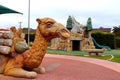 Los Angeles, California: Drum Barracks Park with children\'s playground at 1037 N Banning Blvd Los Angeles Royalty Free Stock Photo