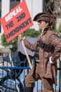 Repeal The 2nd Amendment sign People`s Rally Against Violence