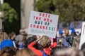 Vote NRA out sign People`s Rally Against Violence