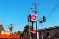 Los Angeles, California - JACK IN THE BOX American Fast Food Restaurant Royalty Free Stock Photo