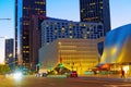 Los Angeles, California - January 21, 2023: The Broad Museum in Downtown LA at Night