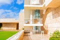 Los Angeles, California - January 6, 2023: Exterior Stairs at Getty Center