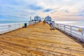 Los Angeles, California - January 12, 2023: Malibu Pier Cafe View