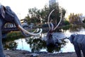 Los Angeles, California Ã¢â¬â LA BREA TAR PITS & Museum, one of the world`s most famous fossil excavation sites