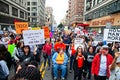 March for Our Lives movement`s march in Downtown Los Angeles Royalty Free Stock Photo