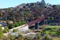 Los Angeles, California: Mark Ridley-Thomas Bridge in Baldwin Hills leading into Kenneth Hahn State Park