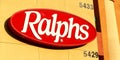 Los Angeles, California: Ralphs Store sign on Hollywood Blvd and Western Ave.