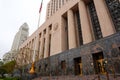 Los Angeles, California: The Spring Street Courthouse, formerly the United States Court House in Downtown Los Angeles Royalty Free Stock Photo