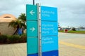 Los Angeles, California: Tourist signs in San Pedro, Port of Los Angeles