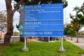 Los Angeles, California: Tourist signs in San Pedro, Port of Los Angeles