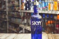 Skyy Vodka bottle at store