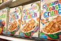 Cinnamon Toast Crunch cereal at store