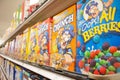Cap`N Crunch cereals at store