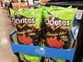 Doritos Flamin` Hot Limon chips at store Royalty Free Stock Photo