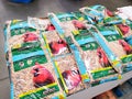 Pennington bird seed packages at store