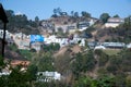 Los Angeles, California, USA Aerial view of fashionable hillside homes