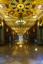 Millennium Biltmore Hotel interior. The interior of the hotel is decorated with frescos and murals, massive wood-beamed ceilings, Royalty Free Stock Photo