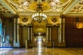 Millennium Biltmore Hotel interior. The interior of the hotel is decorated with frescos and murals, massive wood-beamed ceilings, Royalty Free Stock Photo