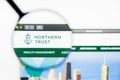 Los Angeles, California, USA - 5 April 2019: Illustrative Editorial of Northern Trust website homepage. Northern Trust