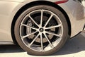 Los Angeles, California USA - April 13, 2021: wheel and disc of McLaren Automotive Limited 570s